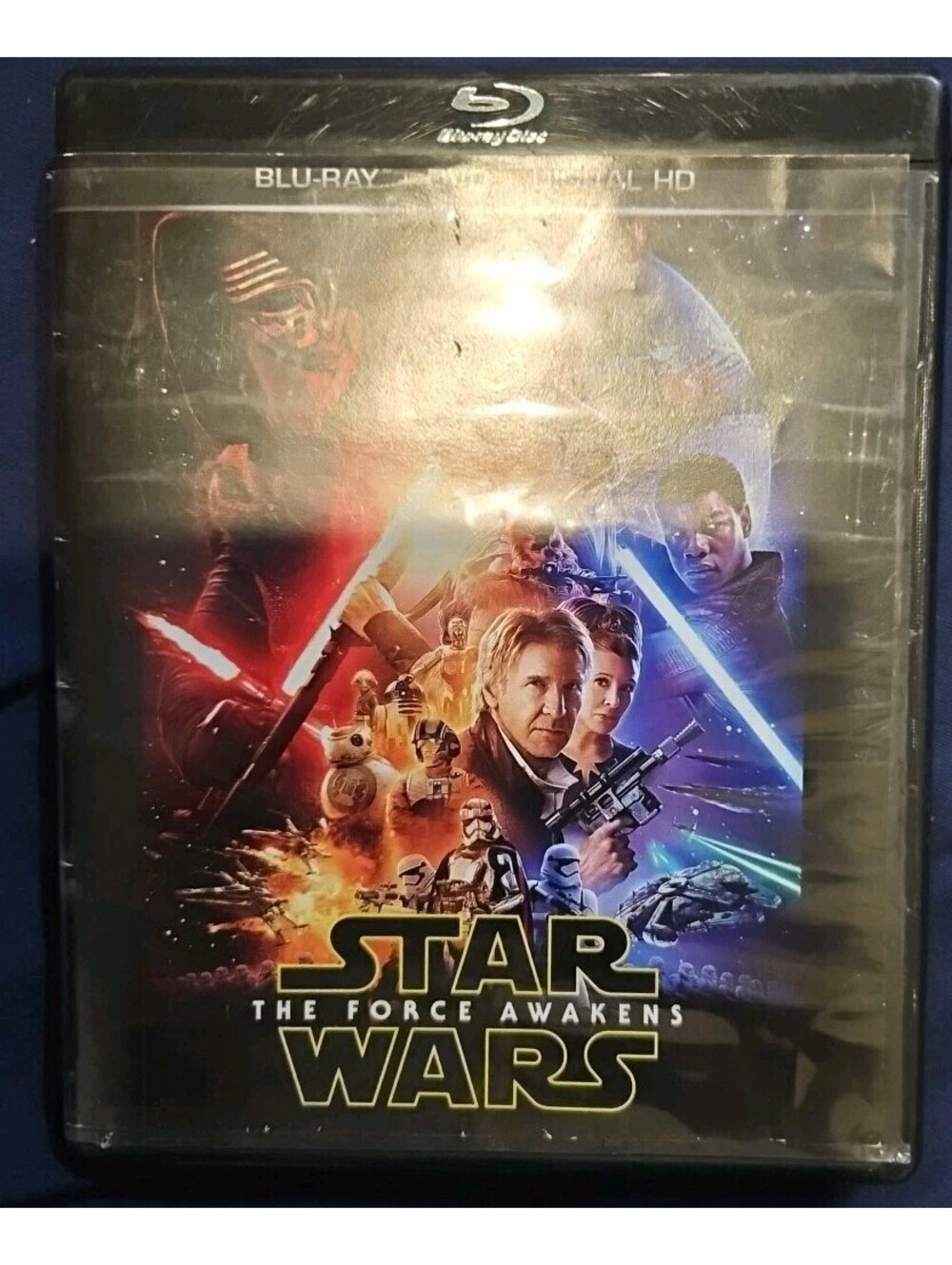 Star Wars: Episode VII: the Force Awakens (DVD) No Bluray Or HD. Tested.